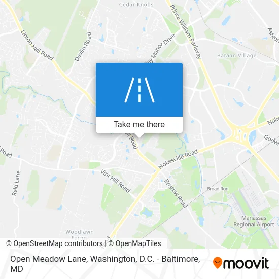 Open Meadow Lane map