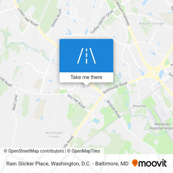 Rain Slicker Place map