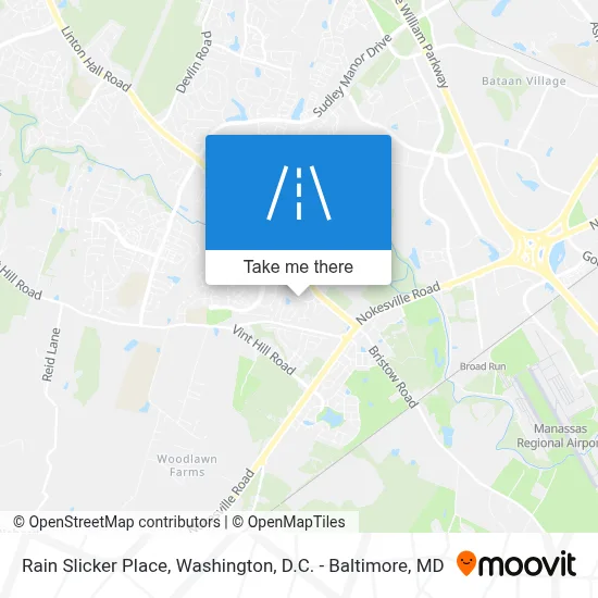 Rain Slicker Place map