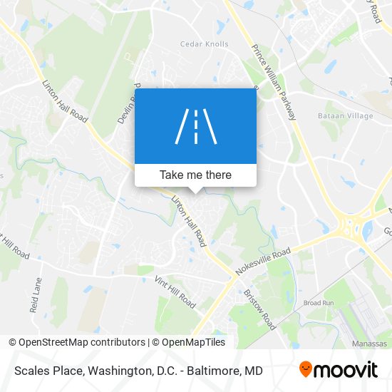 Scales Place map