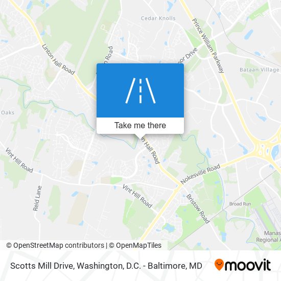 Mapa de Scotts Mill Drive