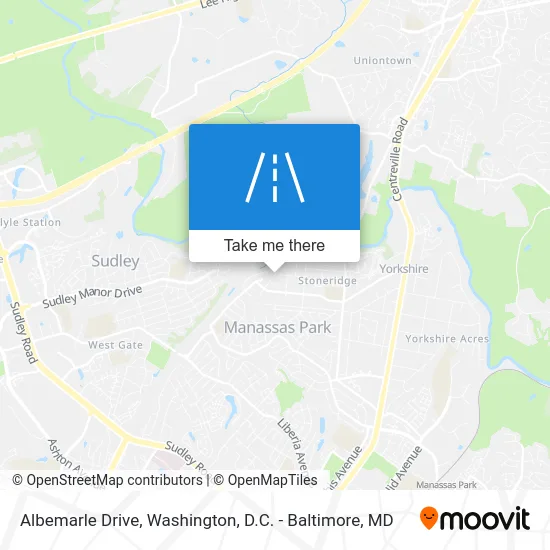 Albemarle Drive map