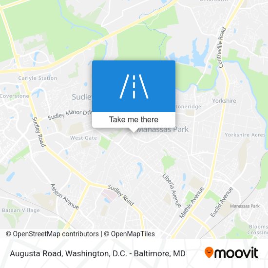 Mapa de Augusta Road