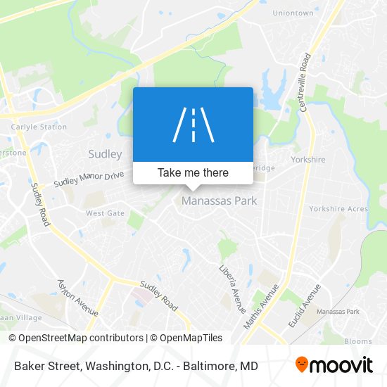 Baker Street map