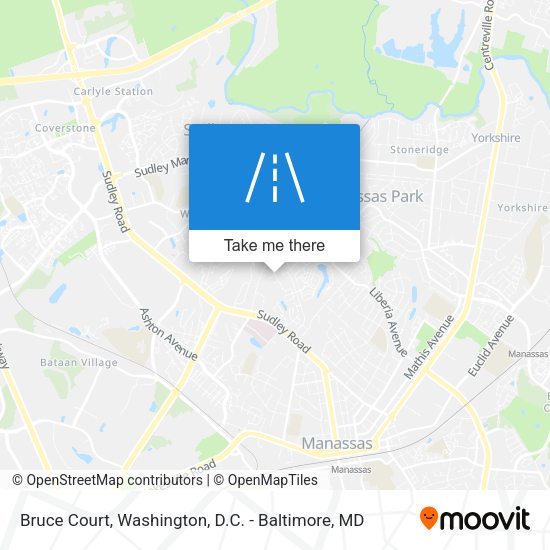 Bruce Court map