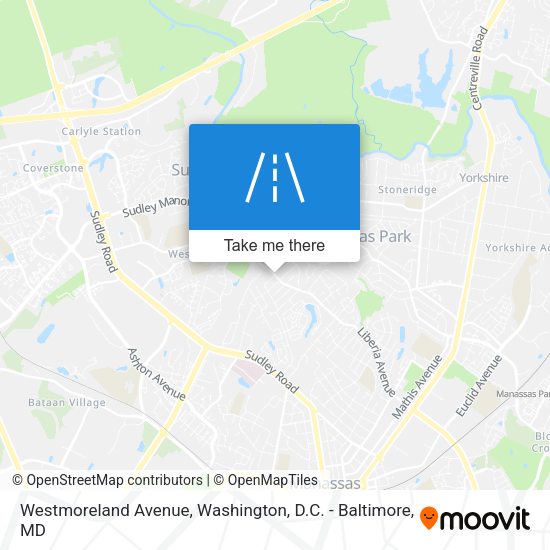 Westmoreland Avenue map