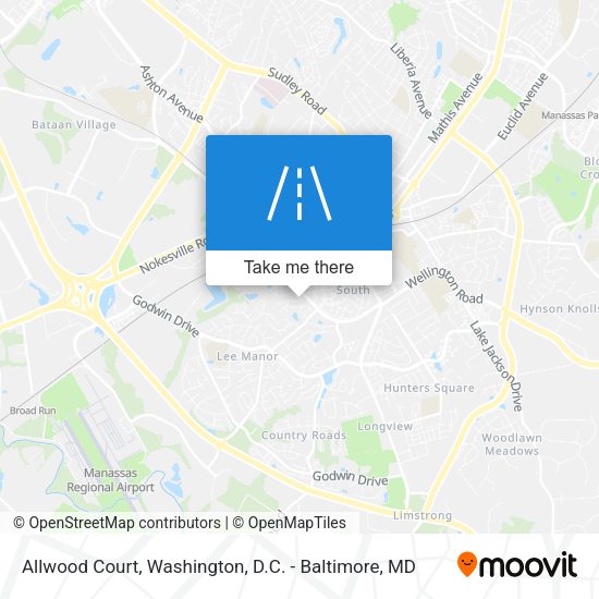 Mapa de Allwood Court