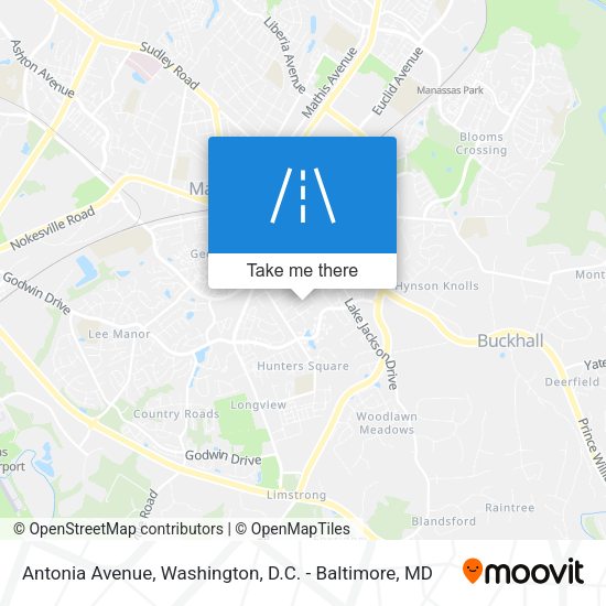 Antonia Avenue map