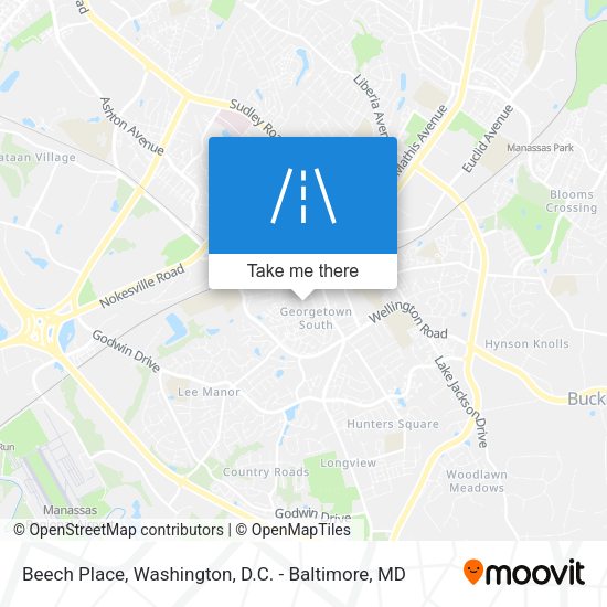 Beech Place map