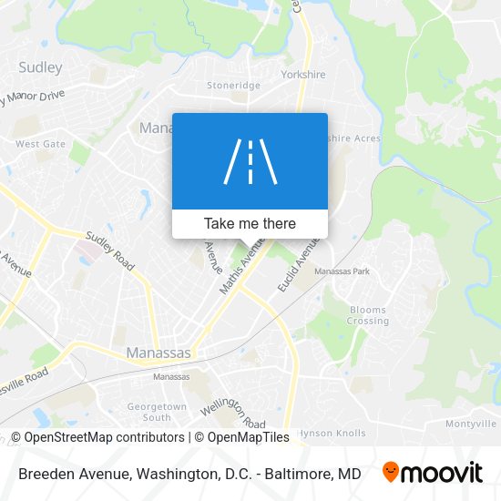 Breeden Avenue map