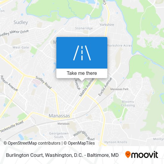 Burlington Court map