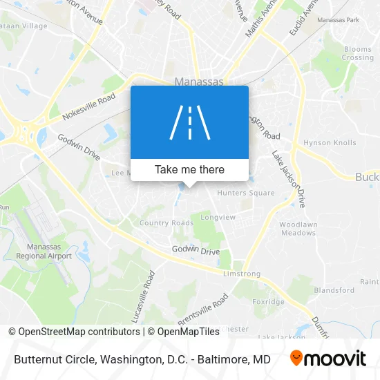 Butternut Circle map