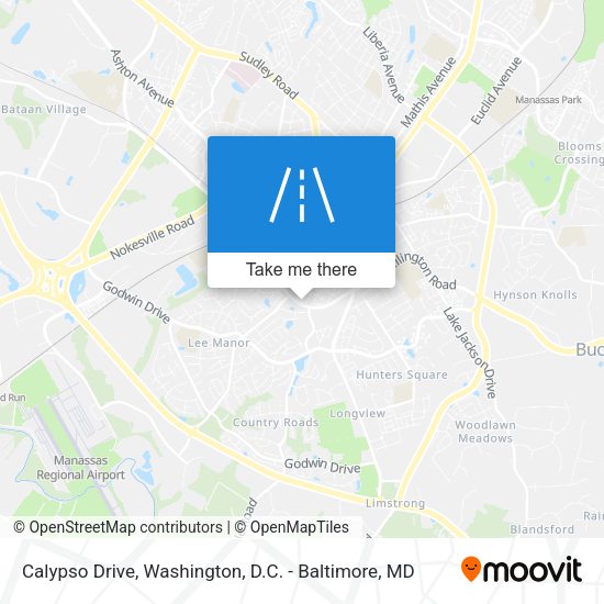 Calypso Drive map