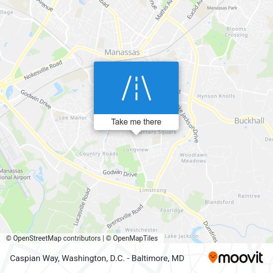 Caspian Way map