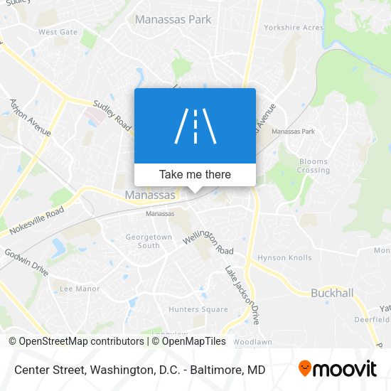 Mapa de Center Street