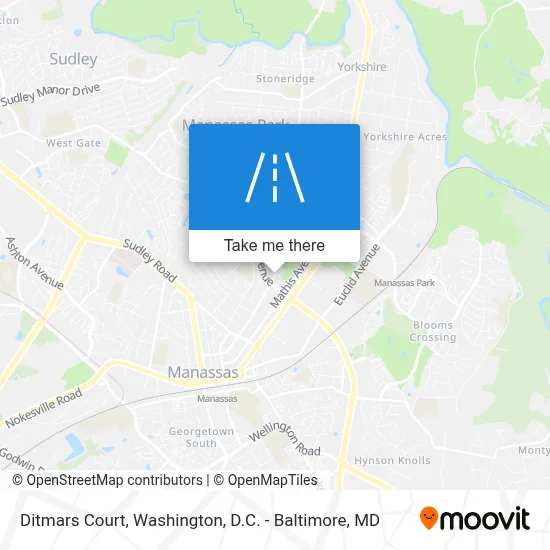 Ditmars Court map