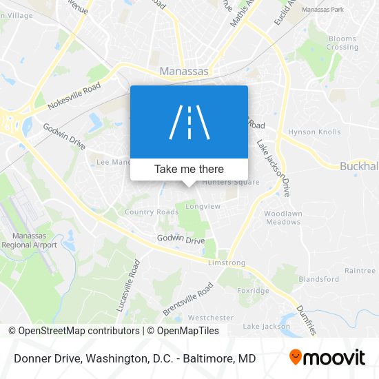 Donner Drive map