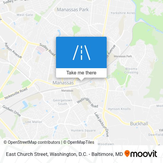 East Church Street map