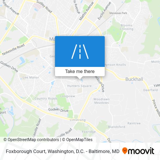 Mapa de Foxborough Court