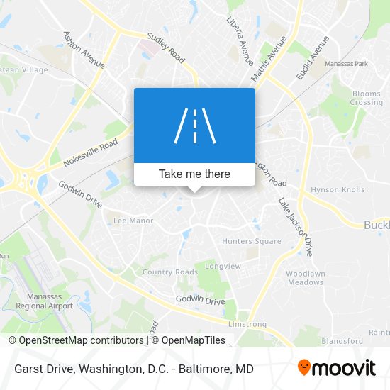 Garst Drive map