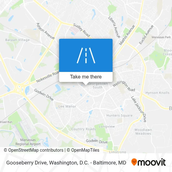 Gooseberry Drive map