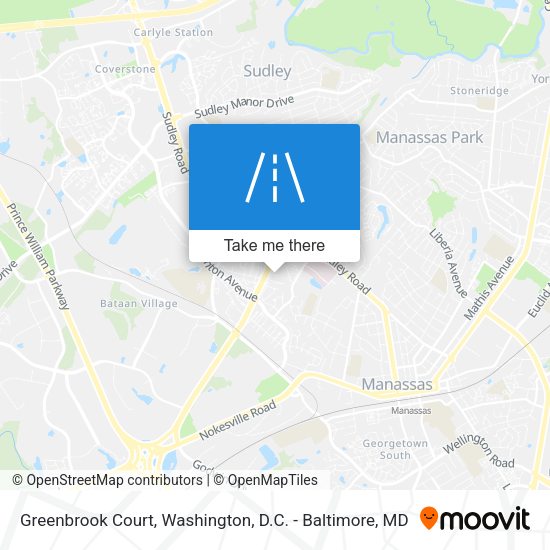 Mapa de Greenbrook Court