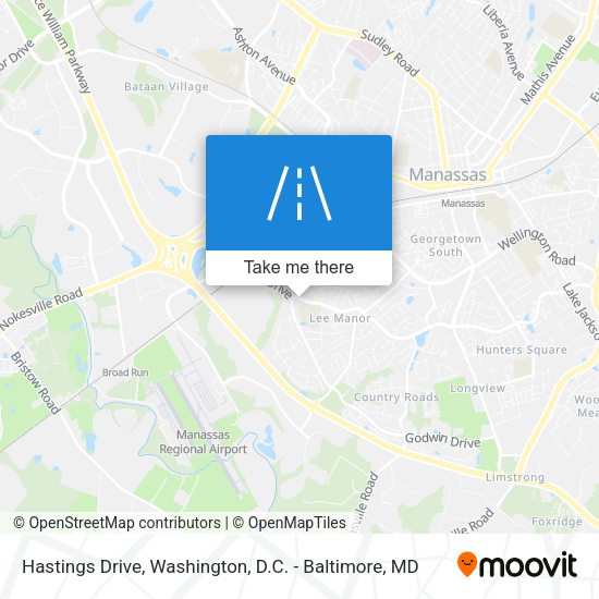 Hastings Drive map