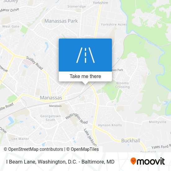 I Beam Lane map
