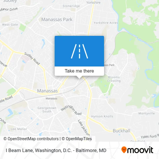 I Beam Lane map