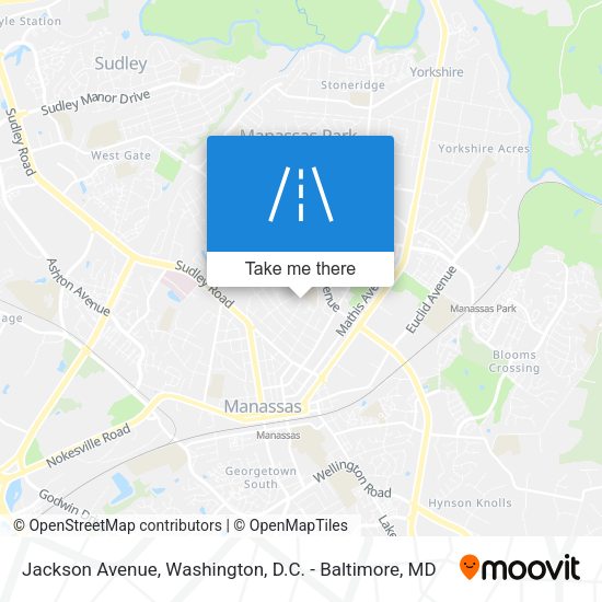 Mapa de Jackson Avenue