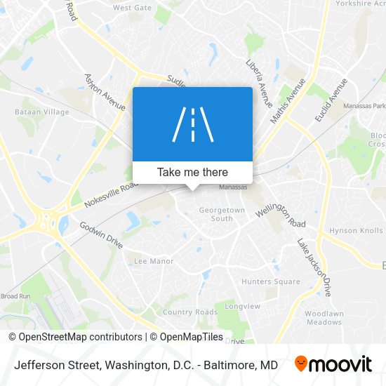 Jefferson Street map
