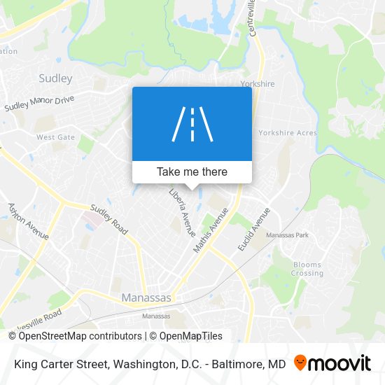 Mapa de King Carter Street