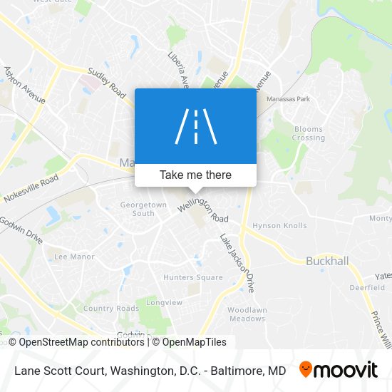 Mapa de Lane Scott Court