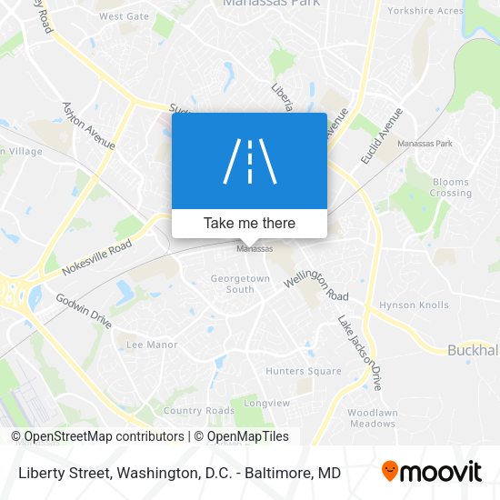 Liberty Street map