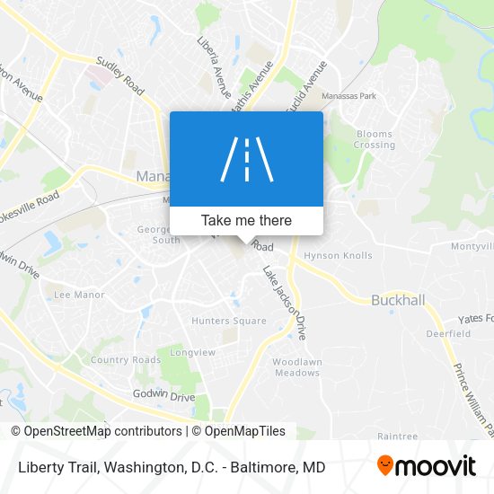 Liberty Trail map