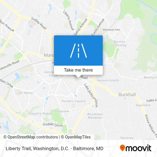Liberty Trail map