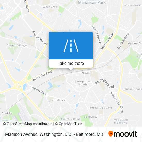 Madison Avenue map