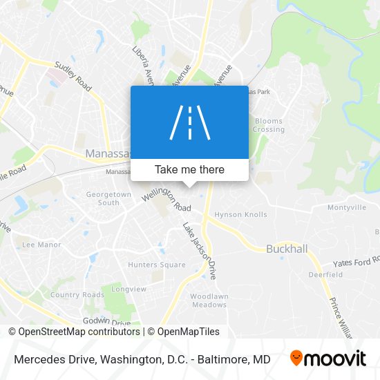 Mapa de Mercedes Drive
