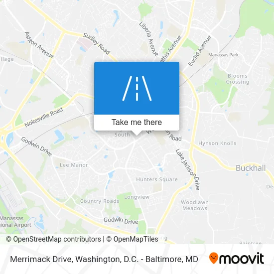 Merrimack Drive map