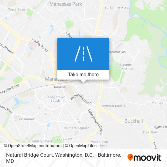 Natural Bridge Court map