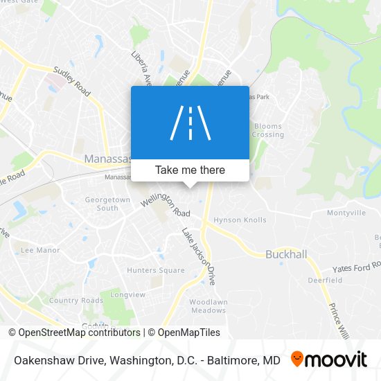 Mapa de Oakenshaw Drive