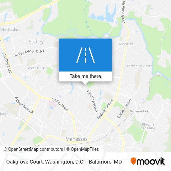 Oakgrove Court map