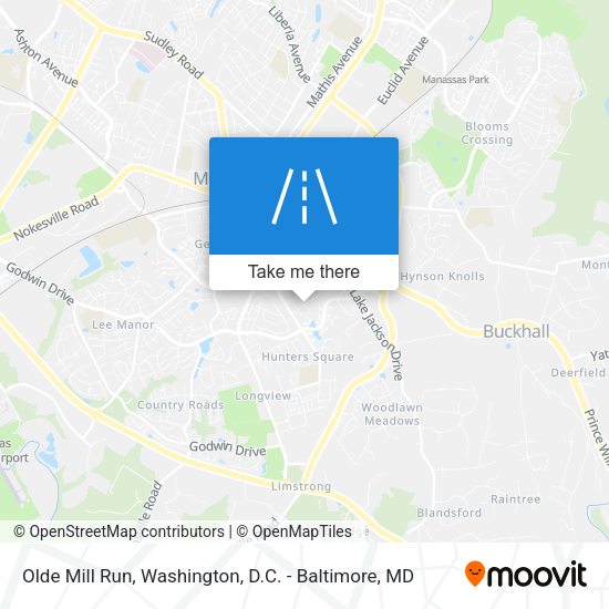 Olde Mill Run map