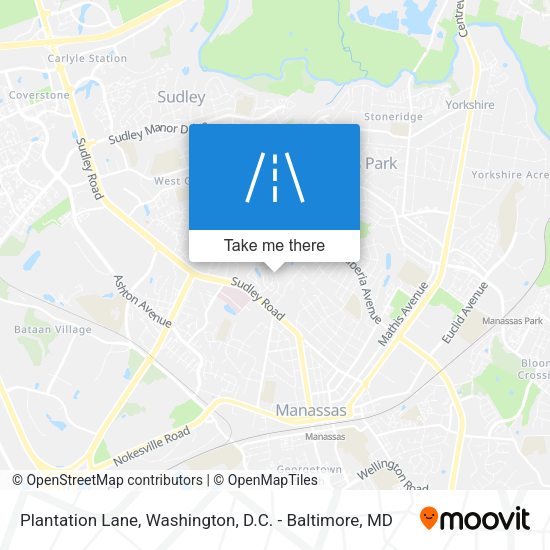 Plantation Lane map