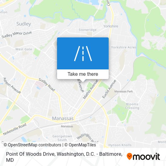 Mapa de Point Of Woods Drive