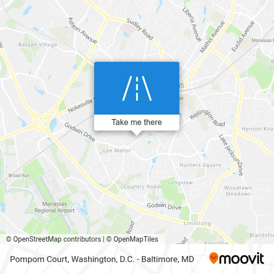 Pompom Court map