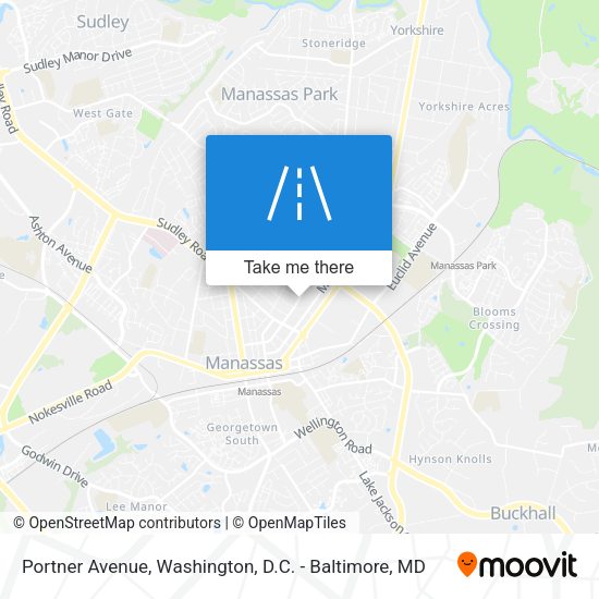 Mapa de Portner Avenue