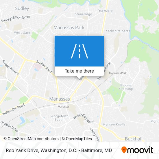Reb Yank Drive map