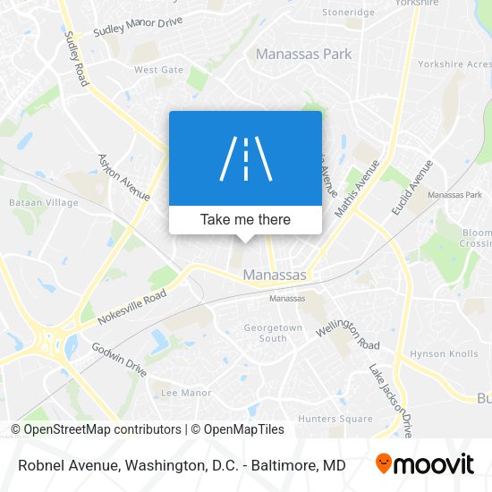 Robnel Avenue map