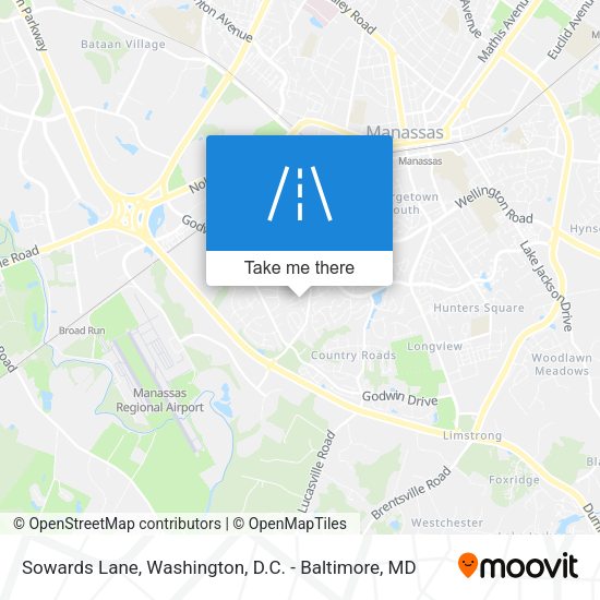 Sowards Lane map